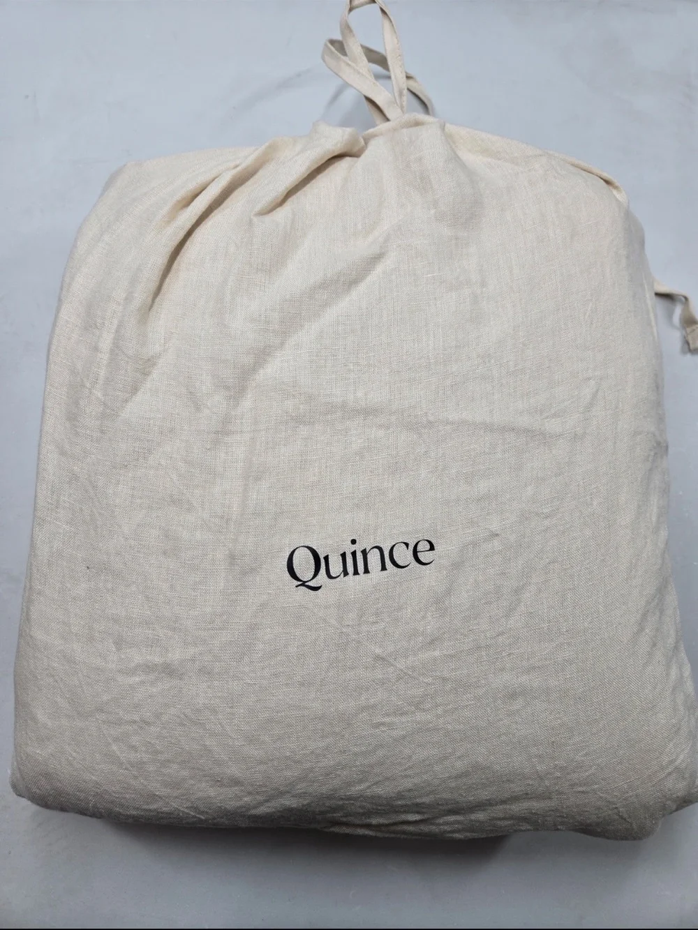 QUINCE European Linen Duvet Cover King/Cal King Oat 0545